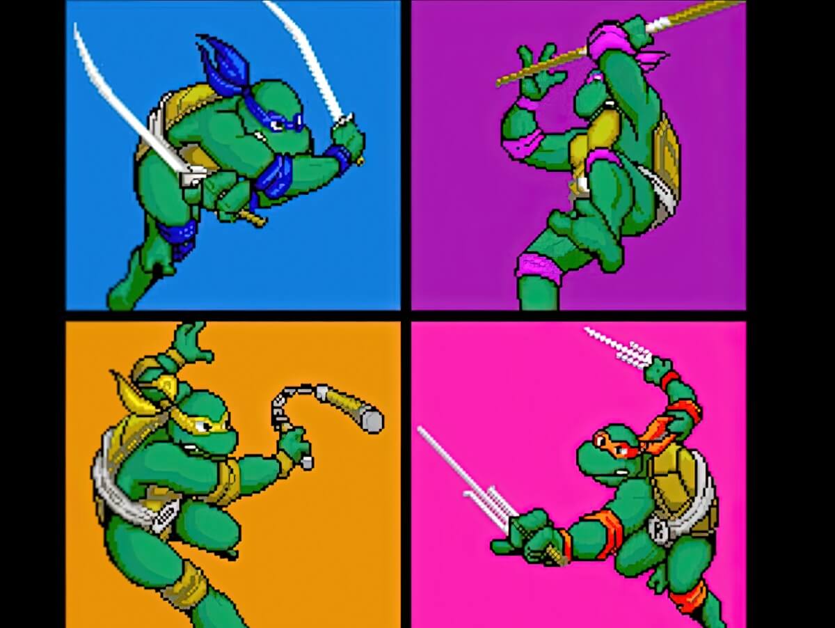 Teenage Mutant Ninja Turtles - геймплей игры Arcade
